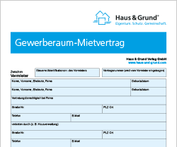 Gewerberaum-Mietvertrag Vorschau